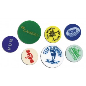 3/4" Plastic Ball Markers - Printed